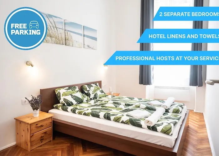 Апартаменты Free Parking - Dob50 Spacious - 2 Separate Bedroom, 5 People, Ac, Wifi