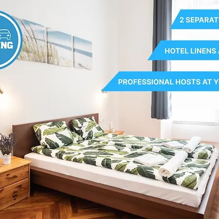 דירה Free Parking - Dob50 Spacious - 2 Separate Bedroom, 5 People, Ac, Wifi